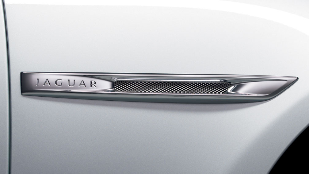 Jaguar XJ Exterior Bright Chrome Side power vents